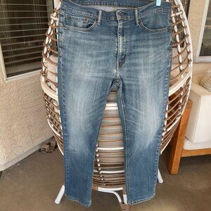 Men's Relaxed Fit Blue Jeans